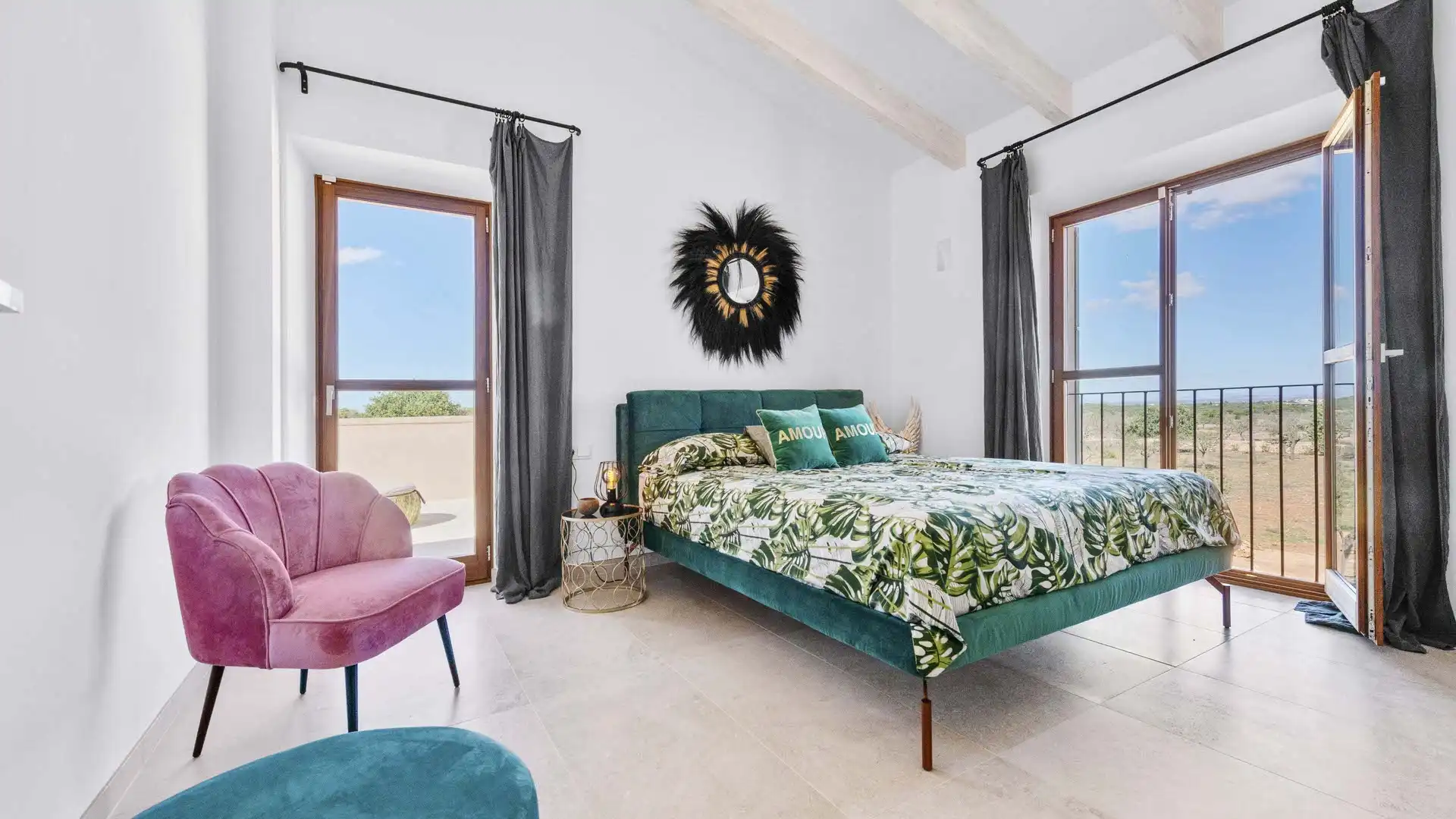 Bedroom of Country homes for sale in Ses Salines  with Air Conditioner, Heating and Terrace