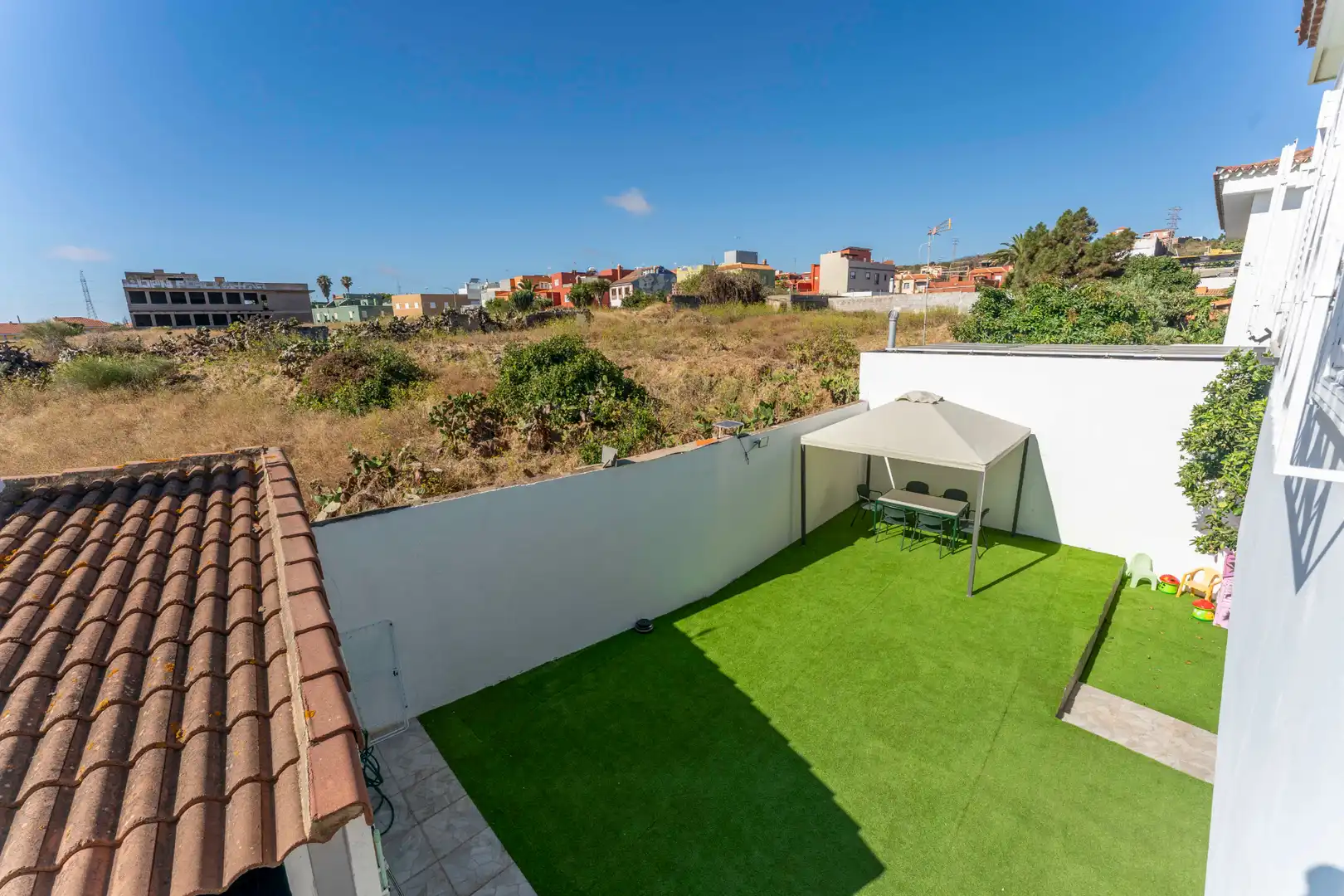 Terrassa de Casa o xalet en venda en San Cristóbal de la Laguna amb Jardí privat, Terrassa i Moblat