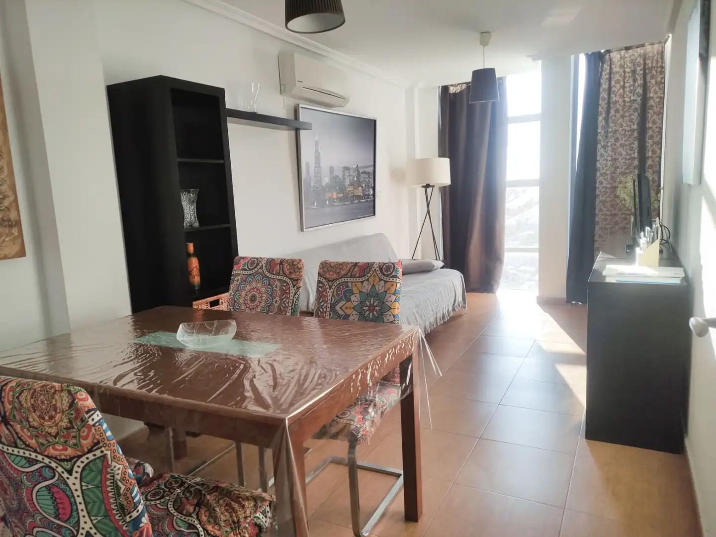 Living room of Flat for rent in Torrevieja  with Air Conditioner, Heating and Terrace