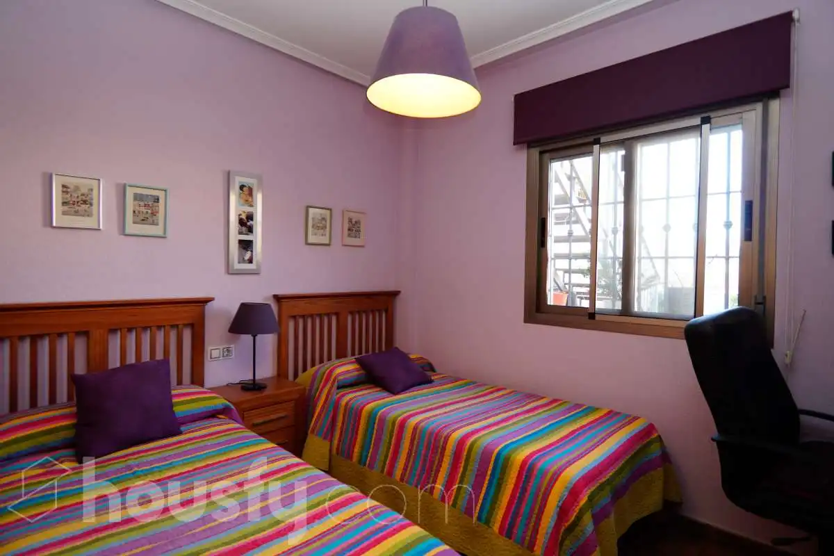 Bedroom of Houses for sale in Bigastro  with Air Conditioner, Heating and Private garden