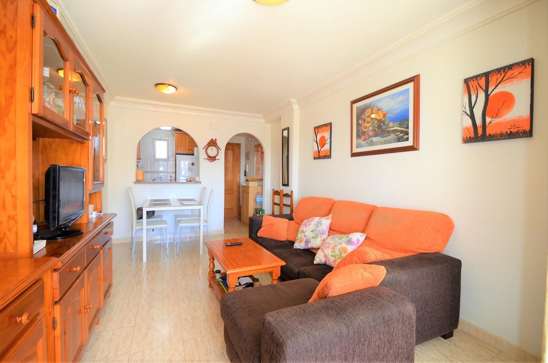 Sala d'estar de Apartament en venda en Villajoyosa / La Vila Joiosa amb Aire condicionat, Calefacció i Terrassa