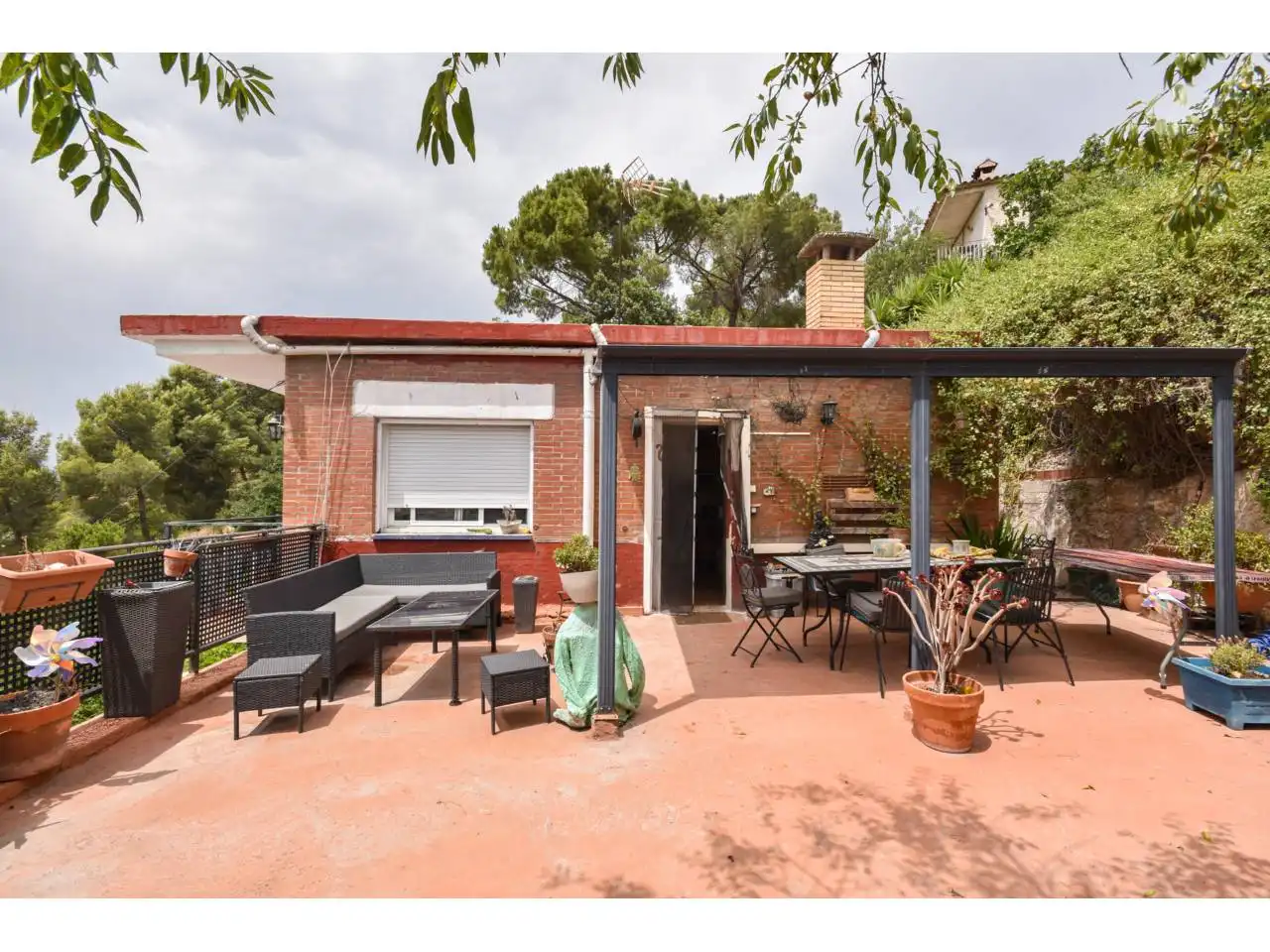 Terraza de Casa o chalet en venta en Abrera con Piscina