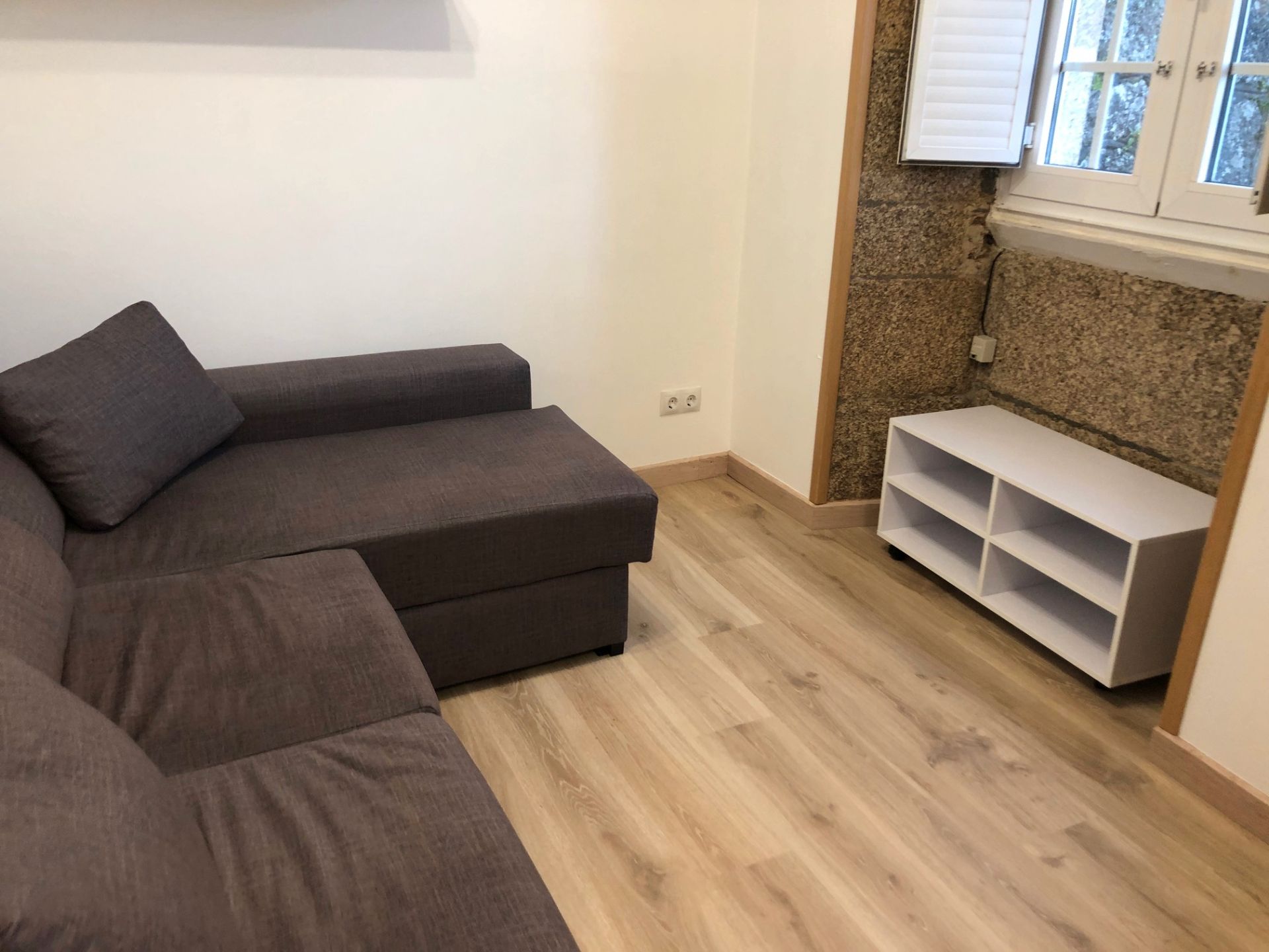 Living room of Flat to rent in Santiago de Compostela   with Furnished