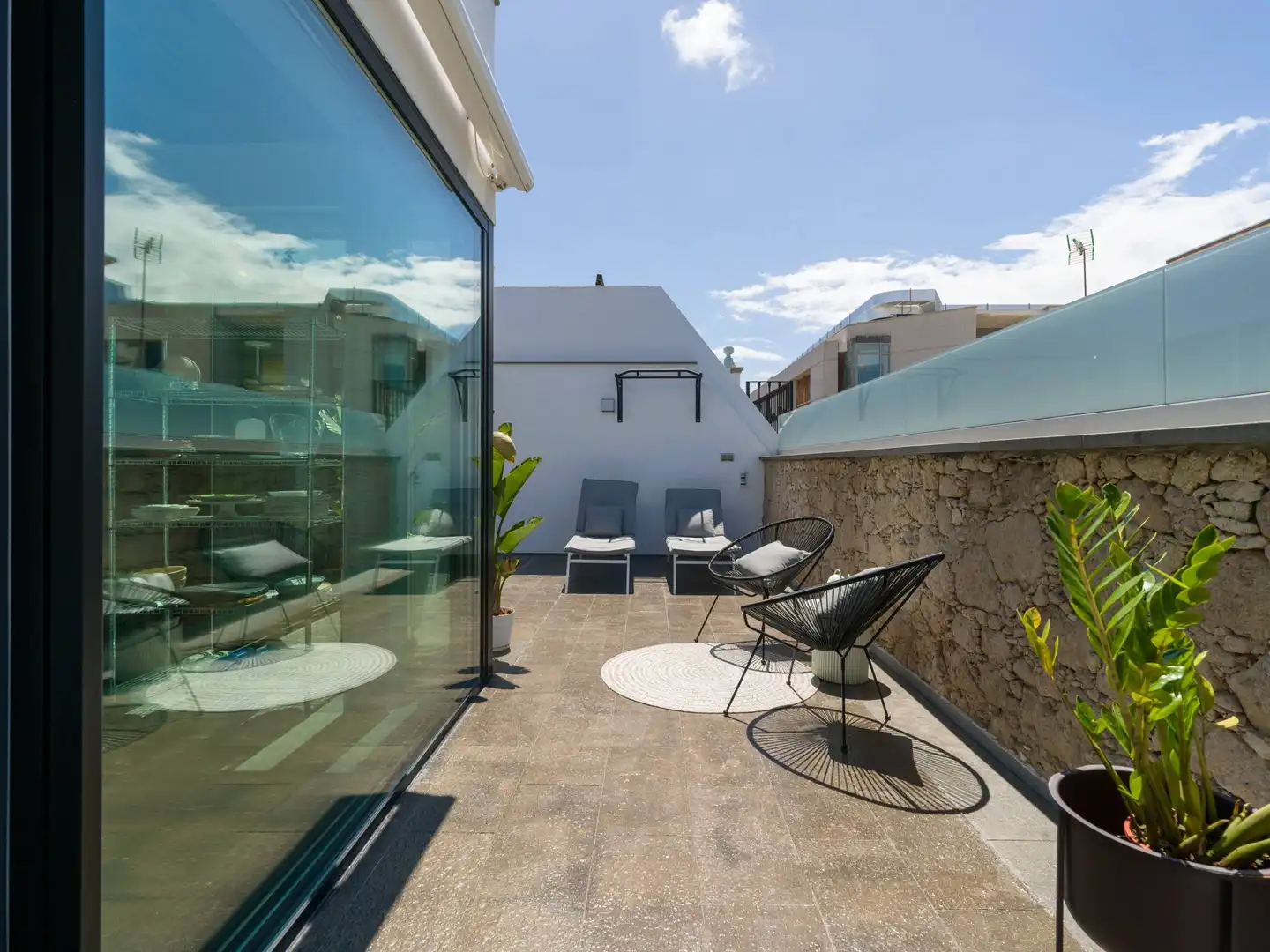 Terrassa de Casa o xalet en venda en Las Palmas de Gran Canaria amb Aire condicionat, Terrassa i Balcó