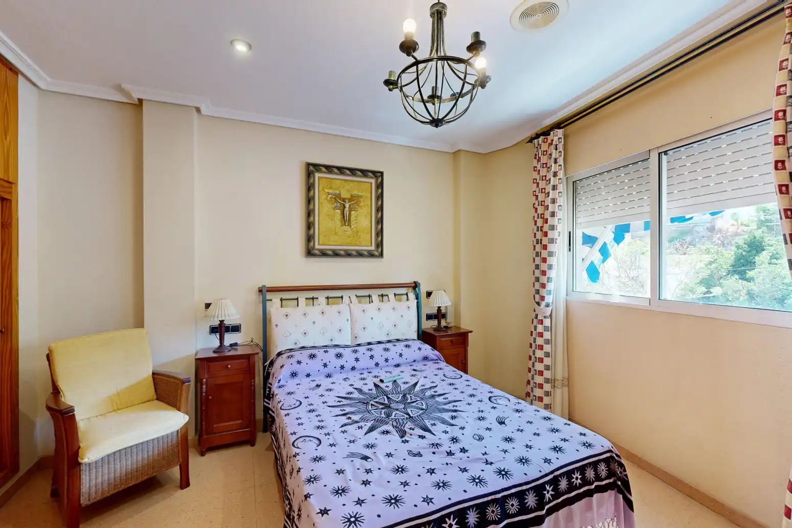 Schlafzimmer von Einfamilien-Reihenhaus zum Verkauf in Murcia mit Klimaanlage, Heizung und Terrasse