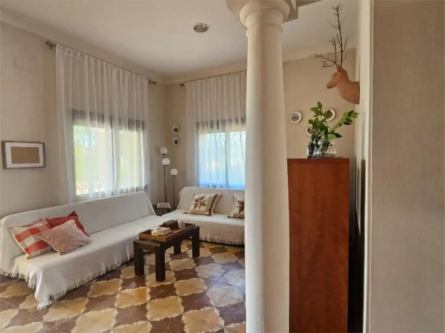 Sala d'estar de Casa o xalet de lloguer en Vila-real amb Jardí privat, Traster i Piscina