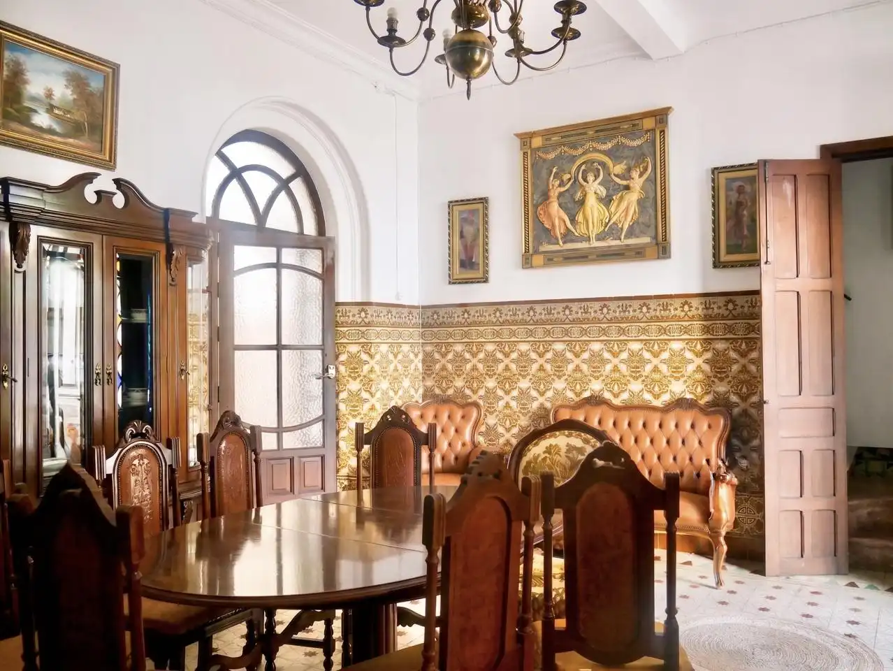 Dining room of Houses for sale in Corteconcepción  with Private garden, Terrace and Storage room