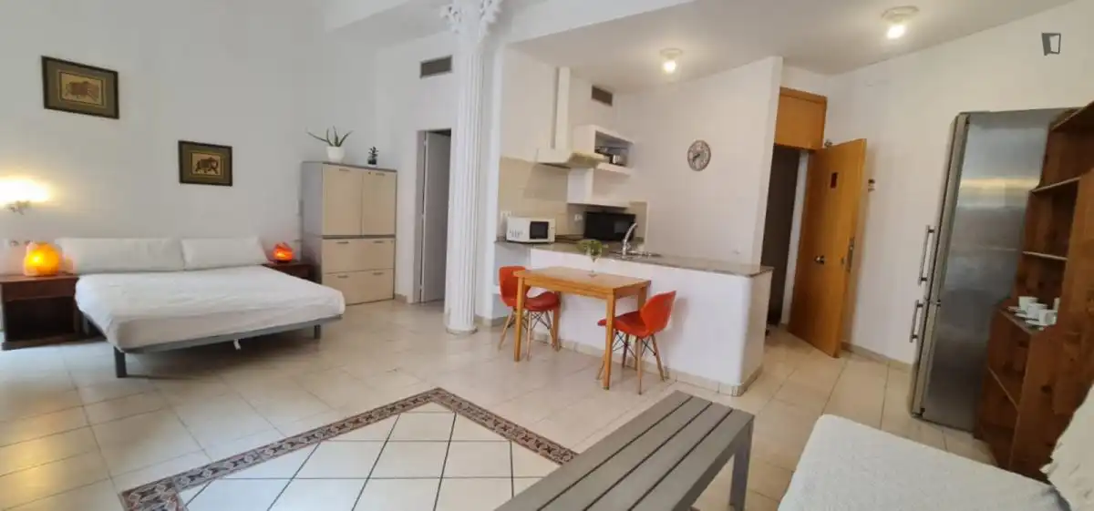Estudio de alquiler en El Raval
