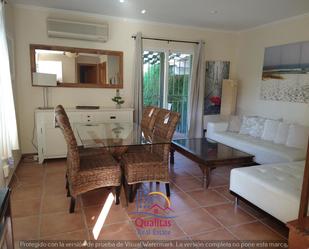 Dining room of Single-family semi-detached to rent in Oliva  with Air Conditioner, Terrace and Swimming Pool