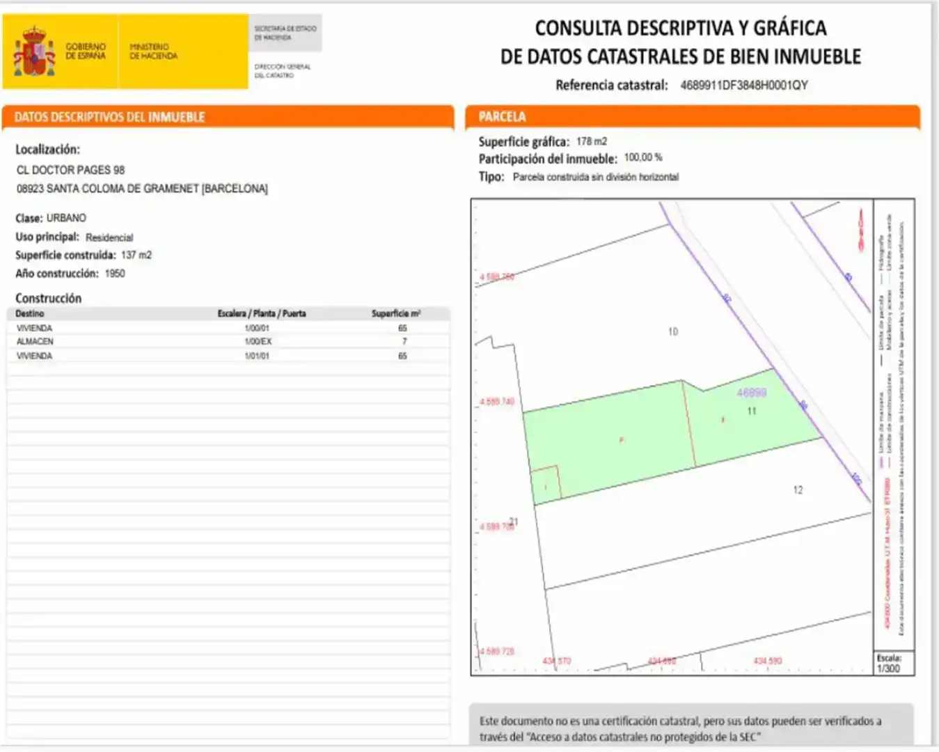 Terreno en venta en Santa Coloma de Gramenet