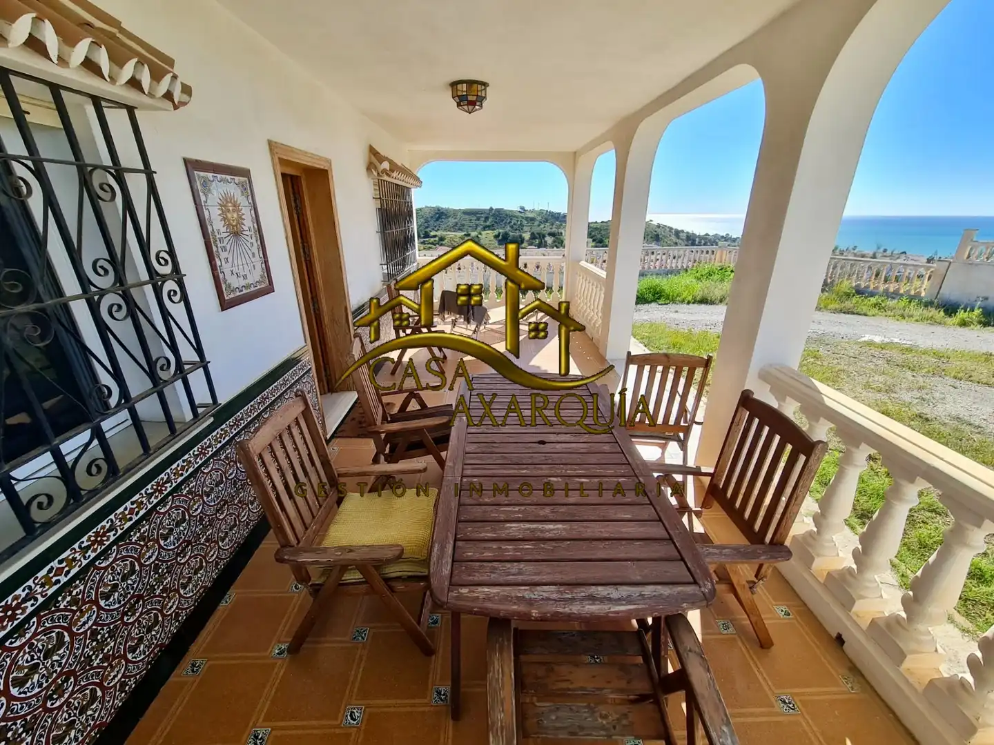 Terrace of Country homes for sale in Vélez-Málaga  with Air Conditioner, Private garden and Terrace