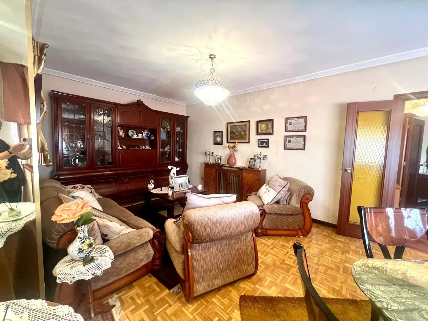 Sala d'estar de Pis en venda en Plasencia amb Calefacció i Terrassa