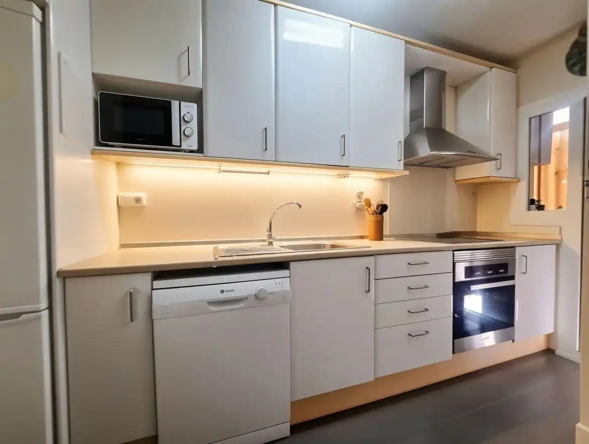 Kitchen of Attic for sale in Sant Andreu de la Barca  with Air Conditioner, Heating and Storage room