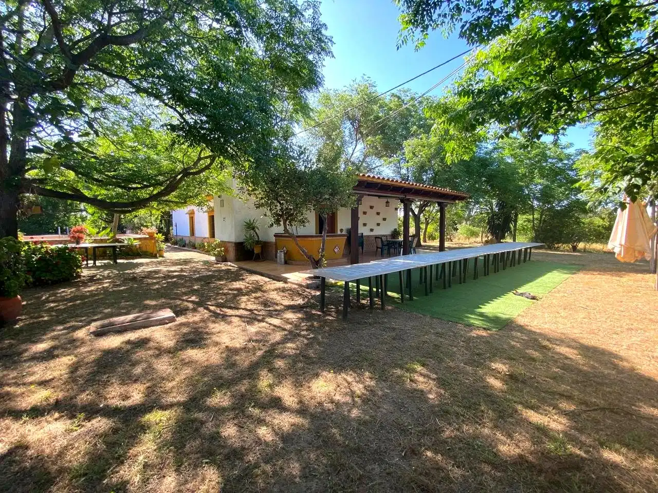 Jardí de Casa o xalet en venda en Alcalá de Guadaira amb Jardí privat, Terrassa i Piscina