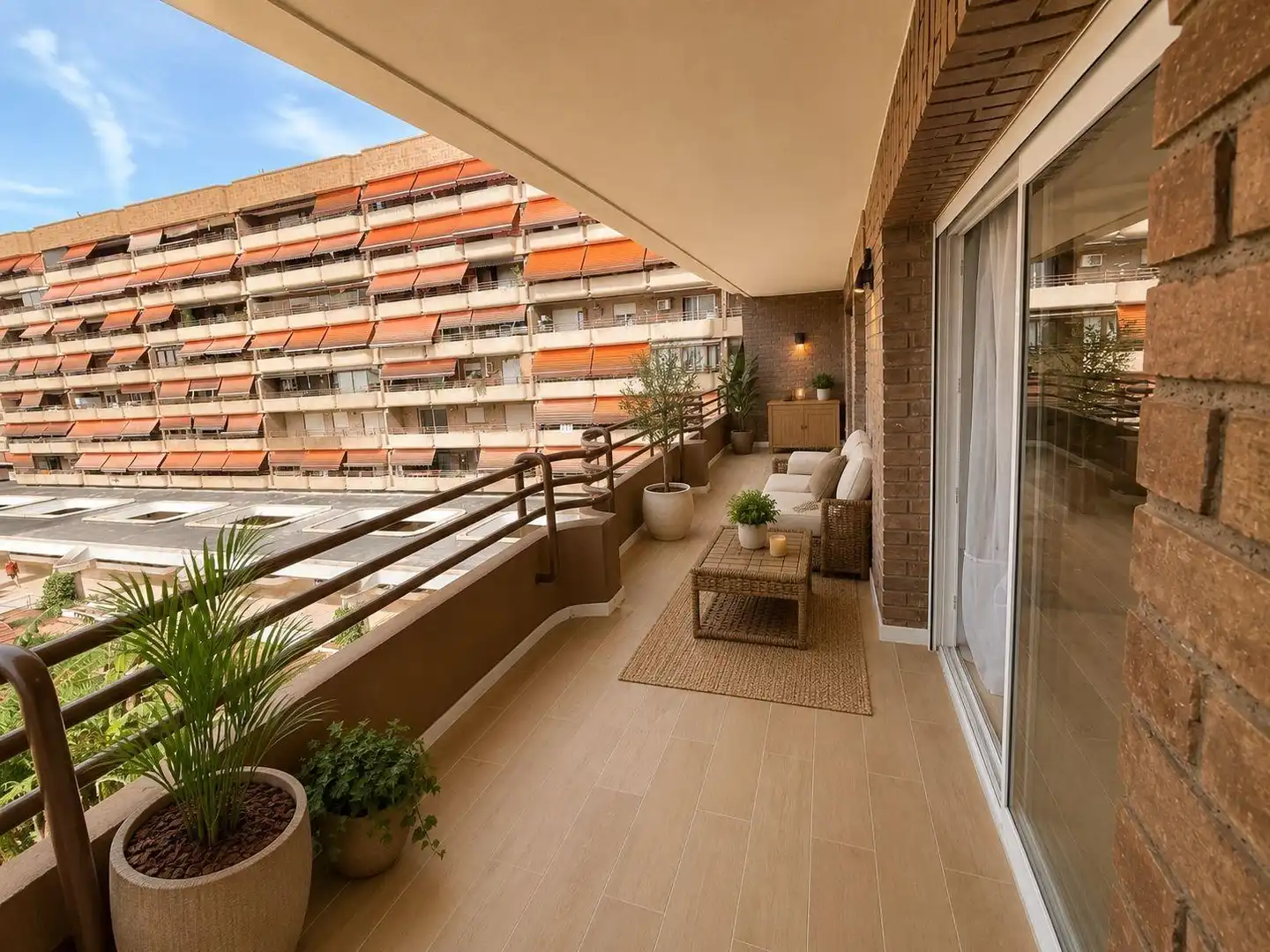 Terraza de Piso en venta en Valencia con Aire acondicionado, Jardín privado y Amueblado