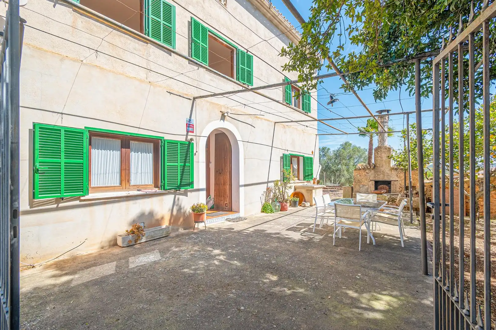 Vista exterior de Casa o xalet en venda en Sencelles amb Jardí privat, Terrassa i Traster