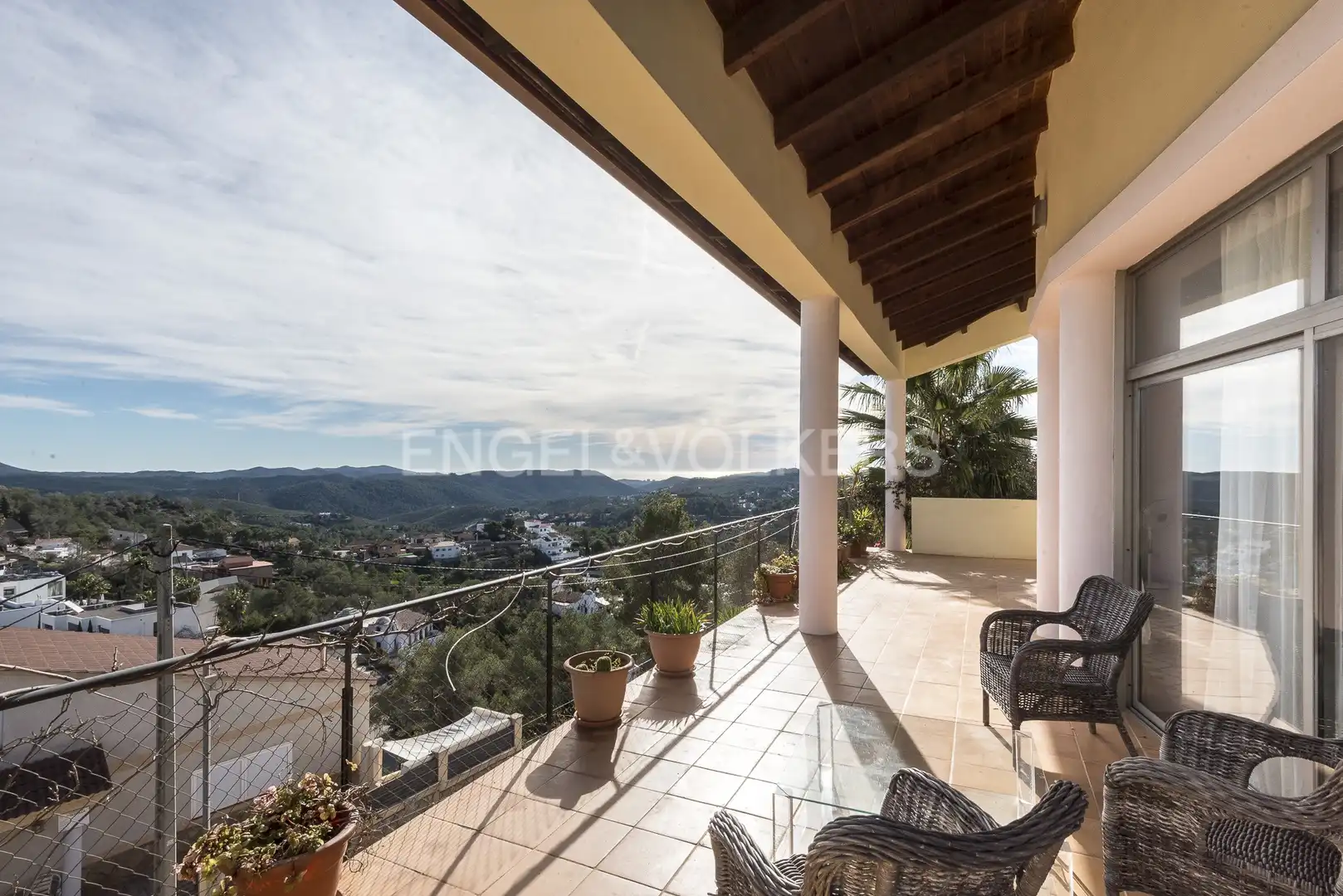 Terraza de Casa o chalet de alquiler en Olivella con Aire acondicionado, Calefacción y Jardín privado