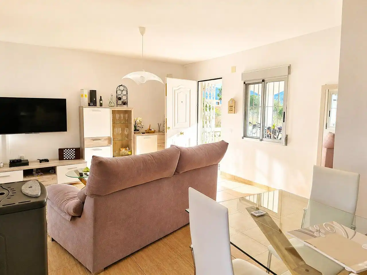 Sala de estar de Finca rústica en venta en Ulldecona con Jardín privado, Terraza y Piscina