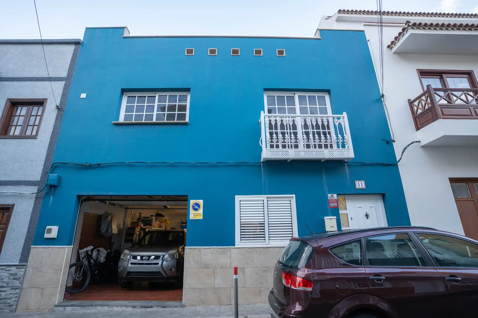 Vista exterior de Casa adosada en venda en Garachico amb Jardí privat, Parquet i Traster