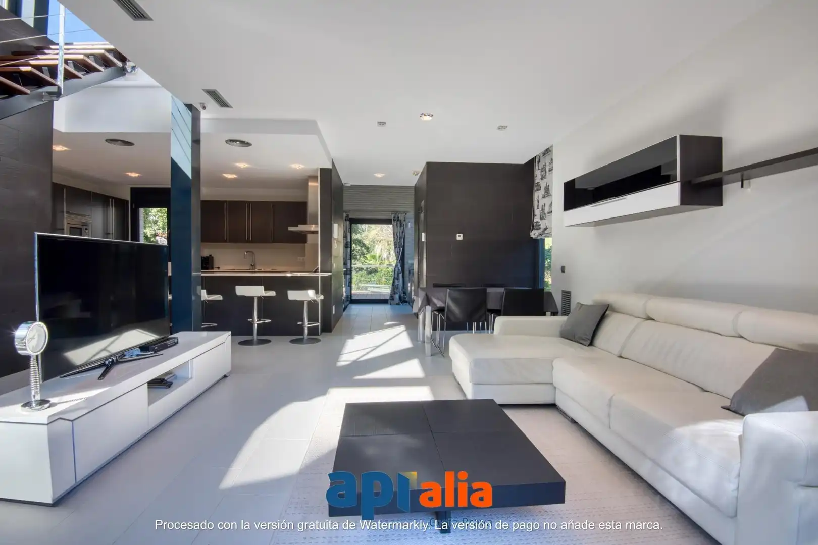 Sala de estar de Casa o chalet en venta en Blanes con Aire acondicionado, Calefacción y Jardín privado