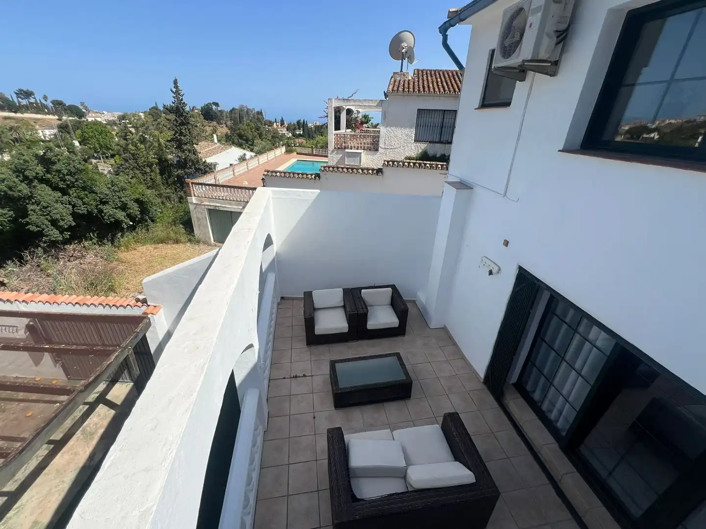 Terrace of Houses for sale in Mijas  with Air Conditioner, Terrace and Swimming Pool