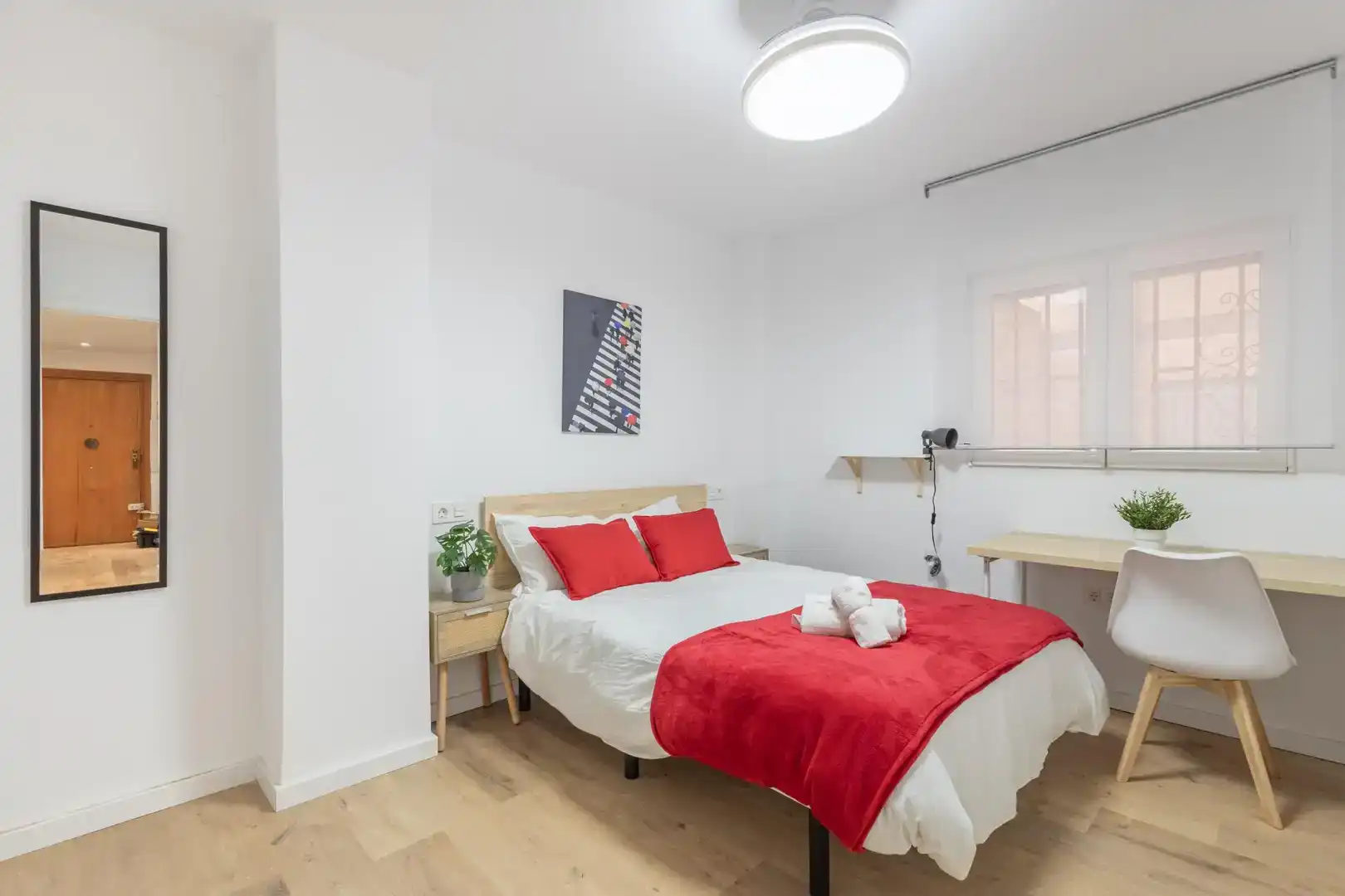 Bedroom of Ground floor for rent in Granada  with Parquet flooring and Furnished