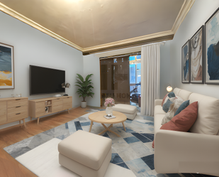 Living room of Flat for sale in Irun   with Heating, Terrace and Furnished