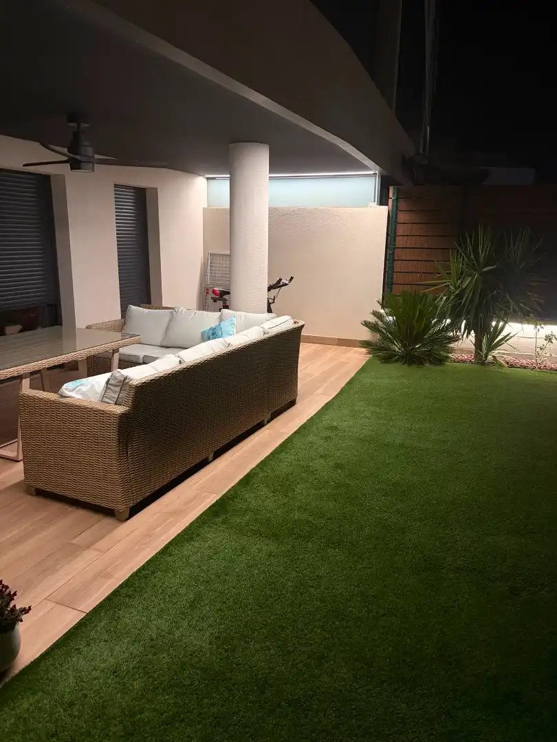 Terraza de Planta baja en venta en Almería con Aire acondicionado, Calefacción y Jardín privado