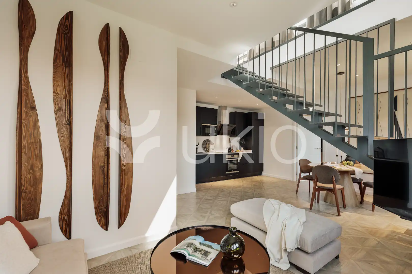 Sala d'estar de Apartament de lloguer en Barcelona amb Aire condicionat, Calefacció i Terrassa