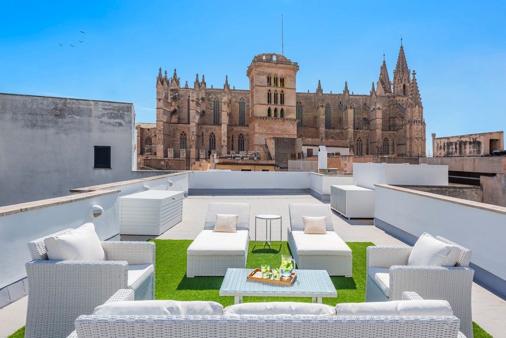 Terrassa de Apartament en venda en  Palma de Mallorca amb Aire condicionat, Calefacció i Terrassa