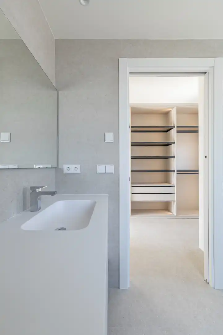 Badezimmer von Haus oder Chalet zum Verkauf in Sitges mit Klimaanlage, Heizung und Privatgarten
