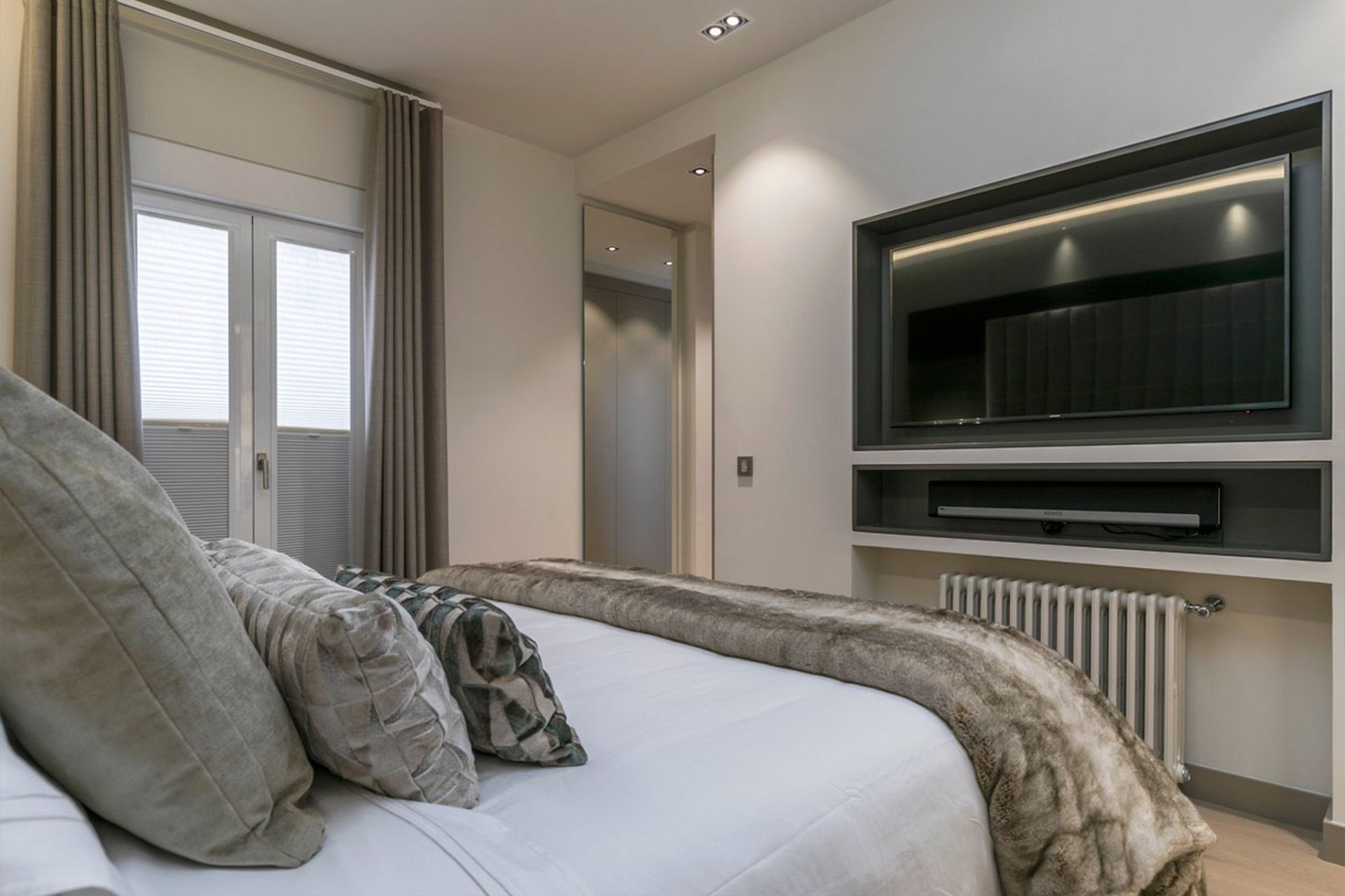 Bedroom of Flat to rent in Irun   with Air Conditioner, Furnished and TV