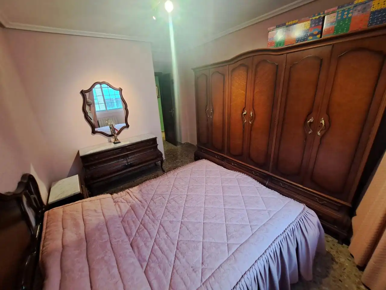 Bedroom of Flat for sale in Zaragoza  with Heating, Terrace and Storage room