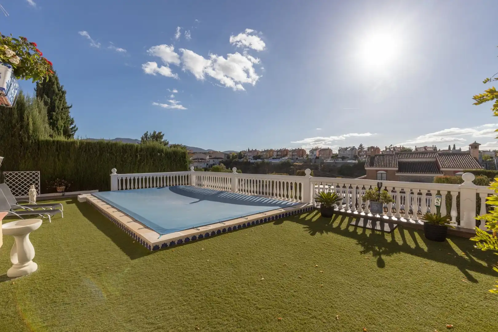Piscina de Casa o xalet en venda en Gójar amb Calefacció, Jardí privat i Terrassa