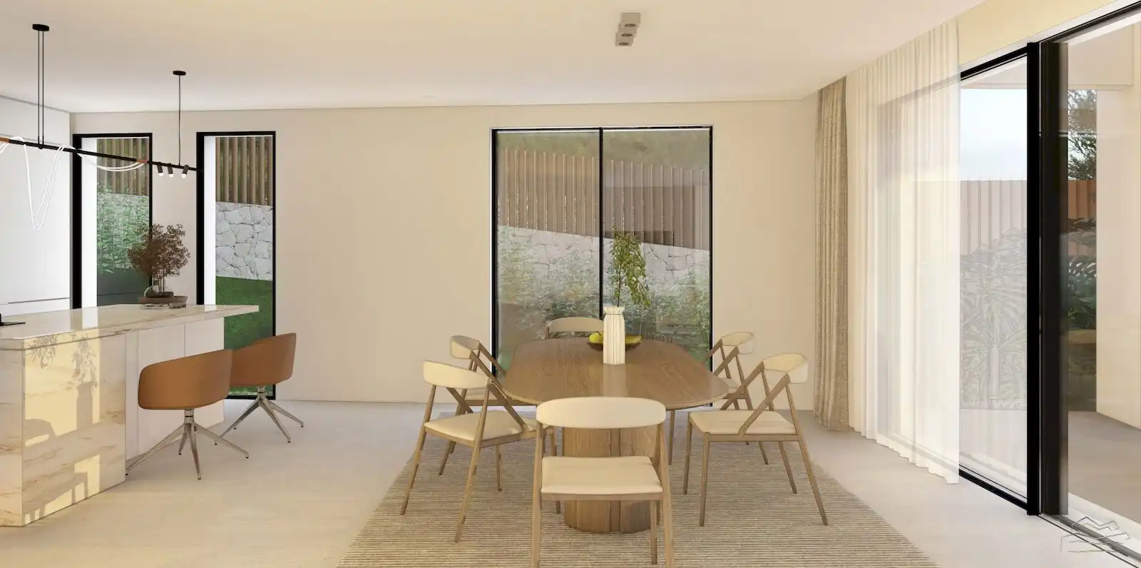 Menjador de Casa o xalet en venda en Jávea / Xàbia amb Aire condicionat, Calefacció i Jardí privat