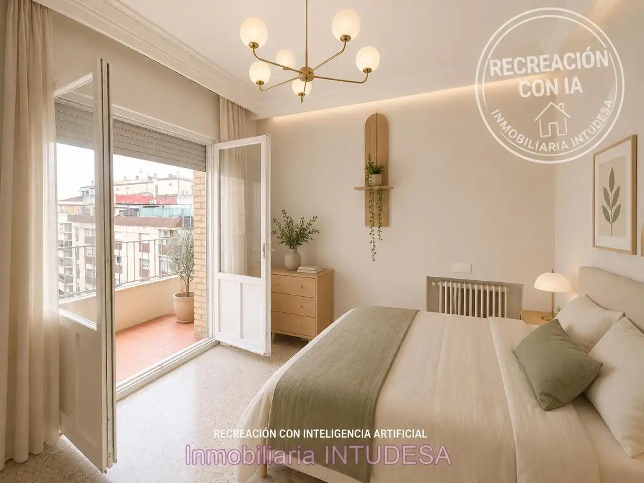 Schlafzimmer von Wohnung zum Verkauf in Tudela mit Heizung und Terrasse