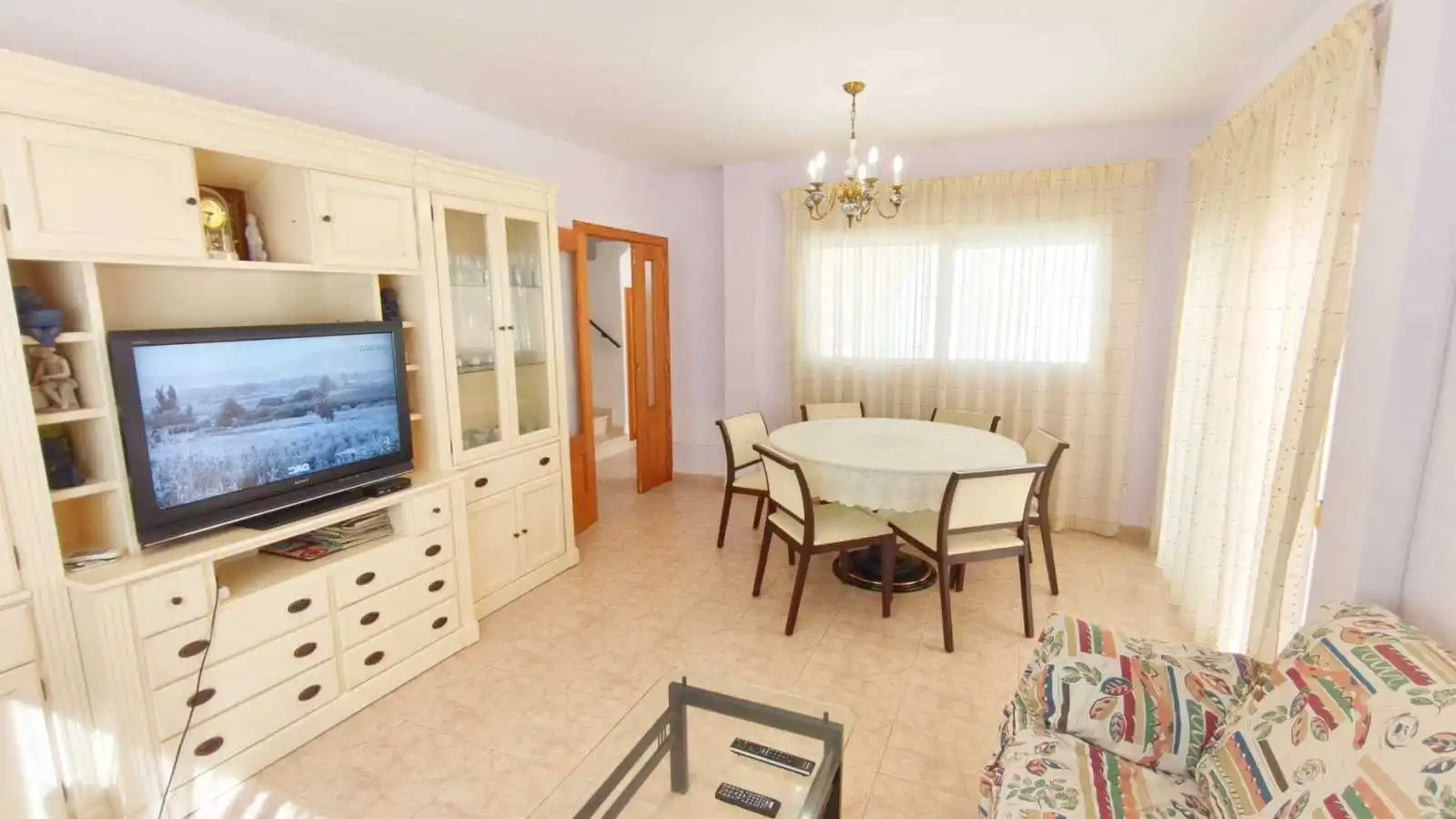 Living room of Detached homes for sale in Cullera  with Air Conditioner, Terrace and Swimming Pool