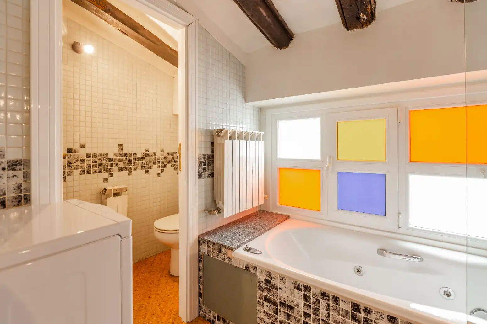 Baño de Ático en venta en  Pamplona / Iruña con Calefacción, Amueblado y Balcón