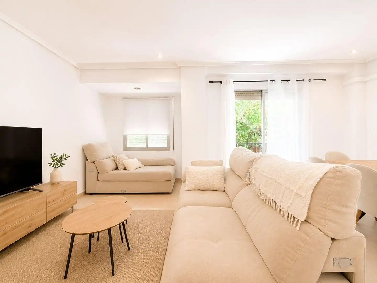 Sala de estar de Piso en venta en Valencia con Aire acondicionado y Balcón