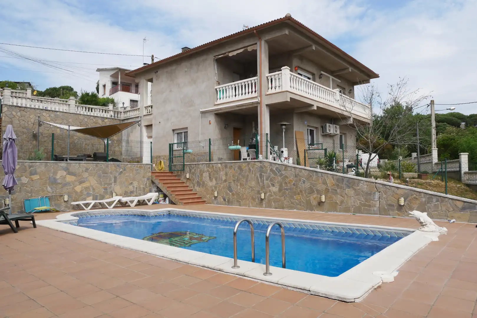 Piscina de Casa o xalet en venda en Maçanet de la Selva amb Calefacció, Jardí privat i Piscina