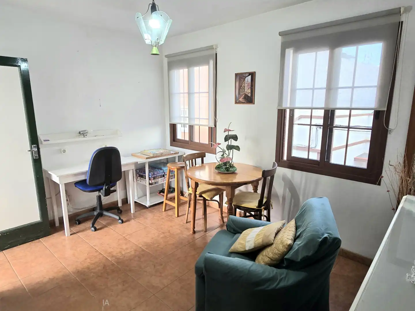 Sala de estar de Casa adosada en venta en La Orotava con Amueblado