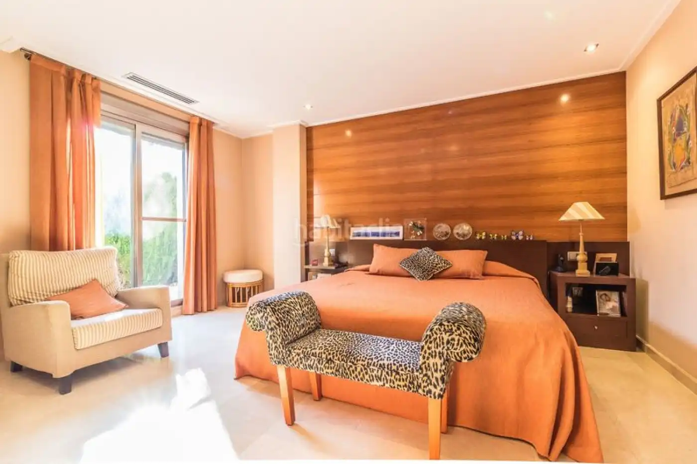 Bedroom of Houses for sale in L'Alcúdia  with Air Conditioner, Private garden and Parquet flooring