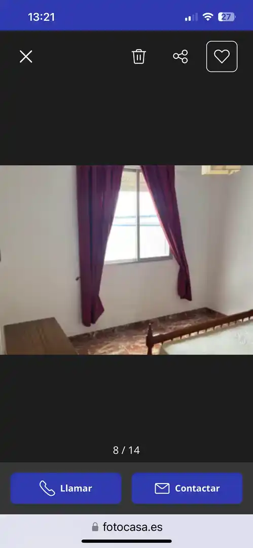 Bedroom of Flat for rent in Llerena  with Air Conditioner, Furnished and Balcony