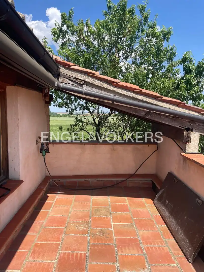 Terraza de Casa o chalet en venta en Condado de Castilnovo con Aire acondicionado, Calefacción y Jardín privado