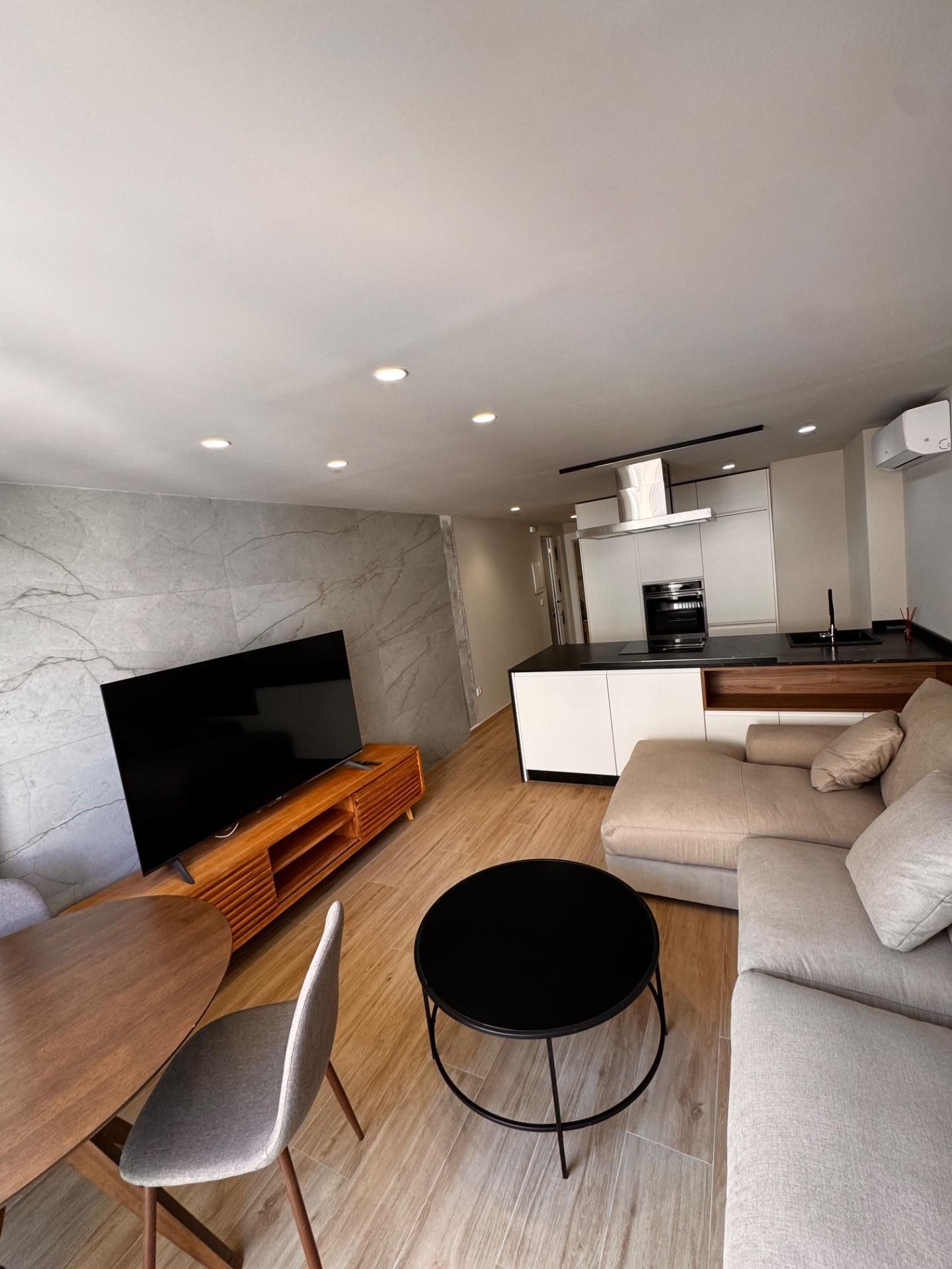 Sala d'estar de Loft de lloguer en Alicante / Alacant amb Aire condicionat i Calefacció