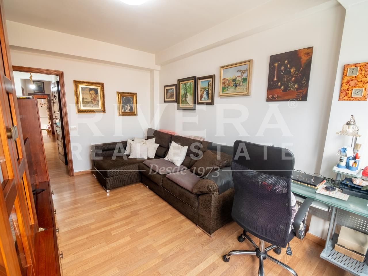 Living room of Flat for sale in Vilanova de Arousa  with Heating, Storage room and Furnished