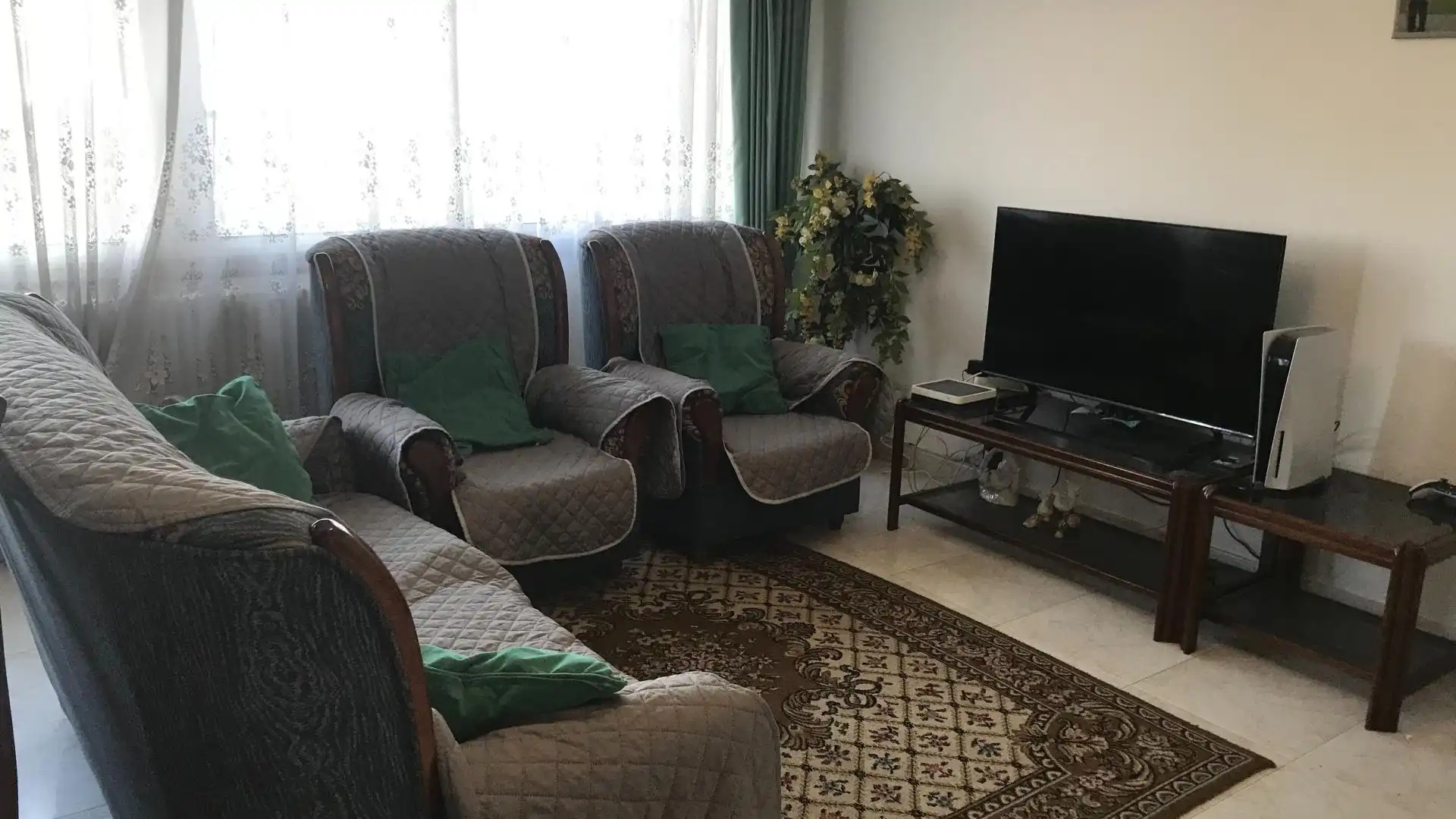 Sala de estar de Piso en venta en Santiago de Compostela 