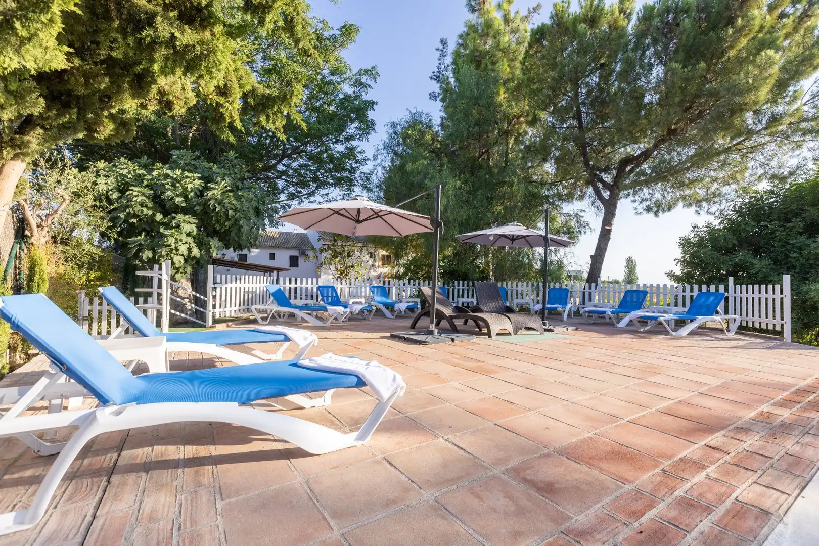 Terrace of Country homes for sale in Gilena  with Air Conditioner, Heating and Private garden