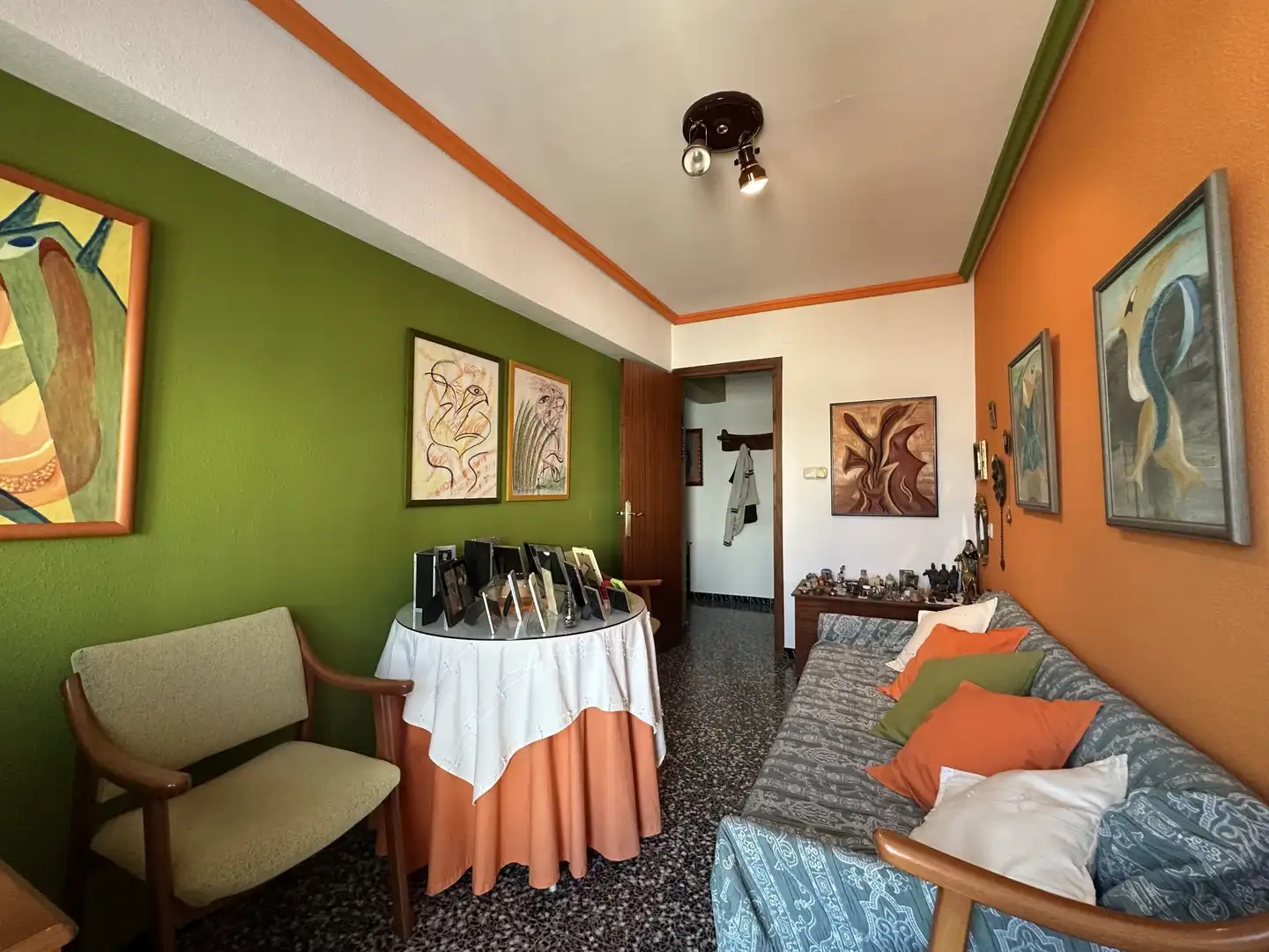 Sala de estar de Piso en venta en Ontinyent con Calefacción y Trastero