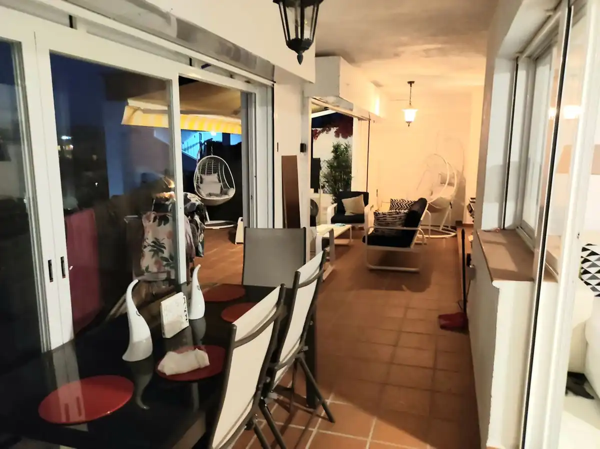 Terrasse von Erdgeschoss zum Verkauf in Benalmádena mit Klimaanlage, Heizung und Terrasse
